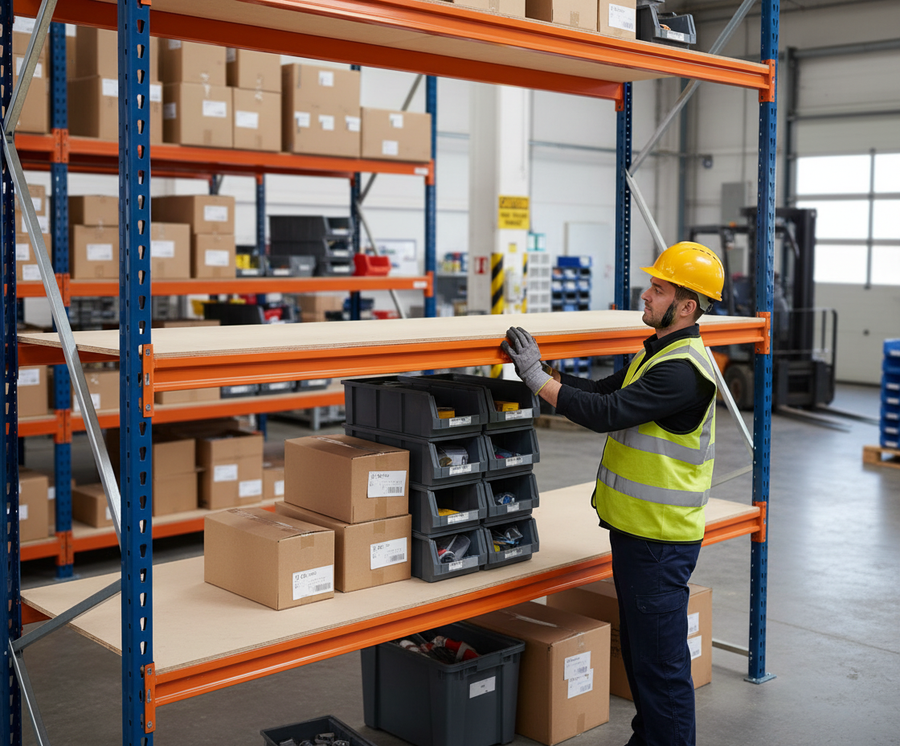 Heavy Duty Longspan Additional Shelf - Chipboard for Storage Solutions - Front view