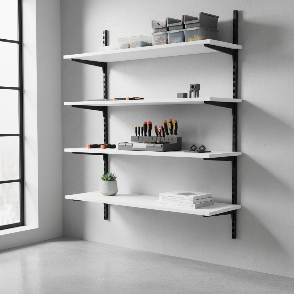 Replacement Premium Melamine Boards for Shelving Units - Front view