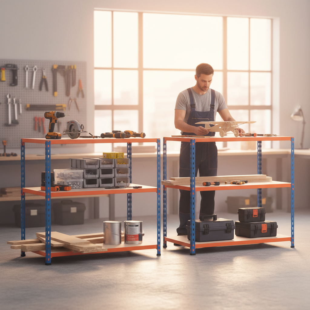 Professional Heavy Duty Workbenches - 915mm High - 340kg Capacity - Front view